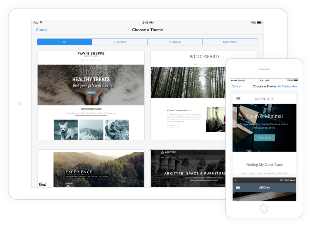 Weebly Mobile Website Builder