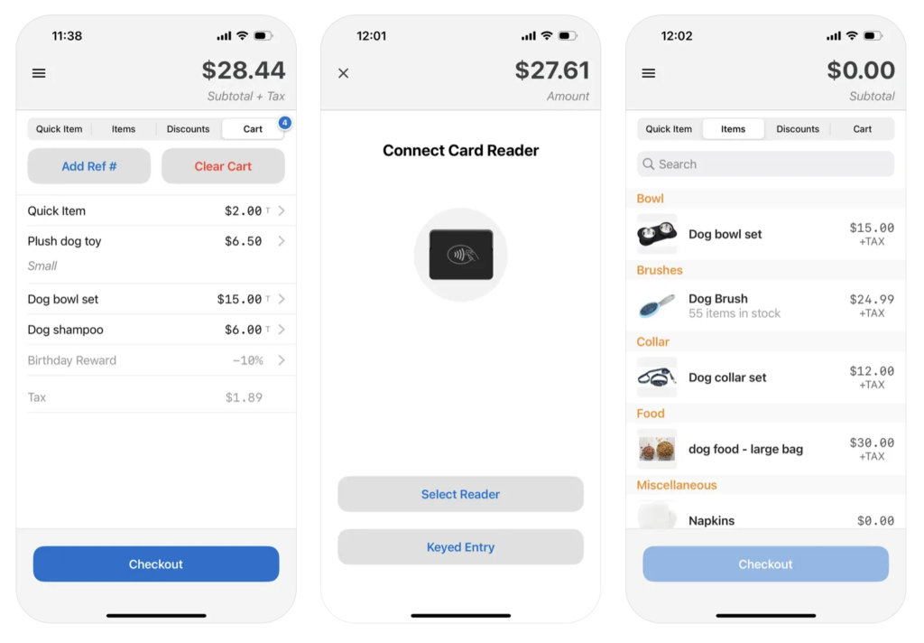Payment Depot integrates with multiple POS software such as SwipeSimple’s mobile POS